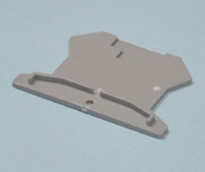 Ändplatta UK2.5-serien grå