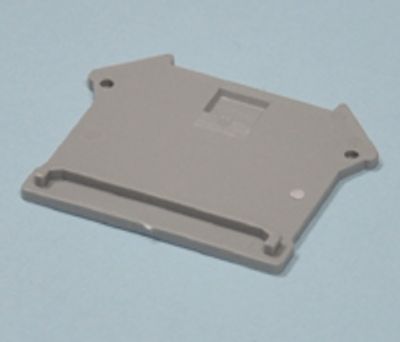 Ändplatta UK5-serien grå