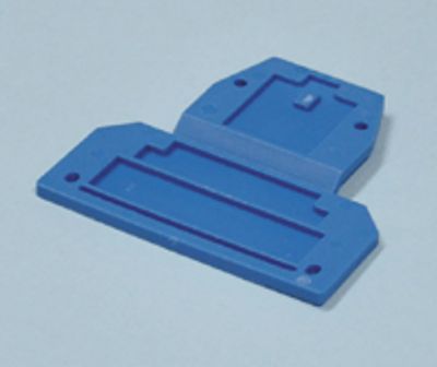 Ändplatta UKK3/UKK5-serien blå