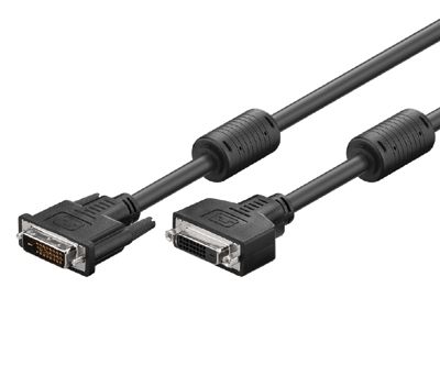 DVI-D-förlängningskabel Dual-Link svart 10m