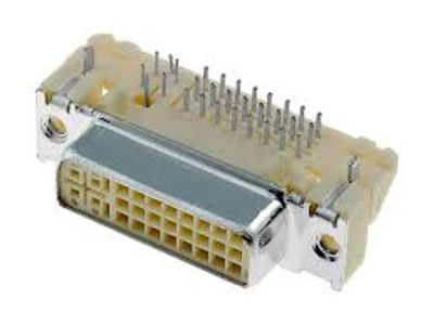 DVI-I-hona vinklad chassikontakt *