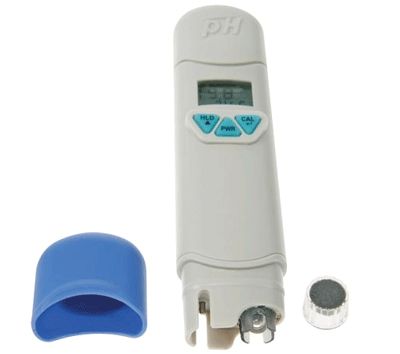 Digital pH-mätare/termometer 0-14pH/±0...+50°C