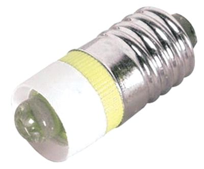 LED-lampa E10 12Vac/dc gul
