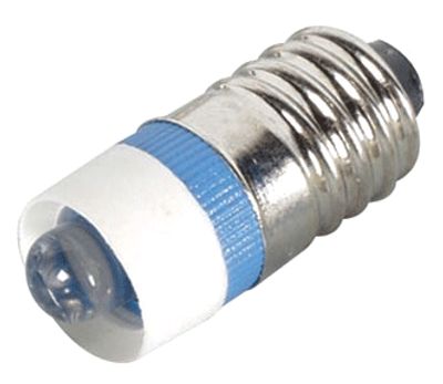 LED-lampa E-10 12Vac/dc blå
