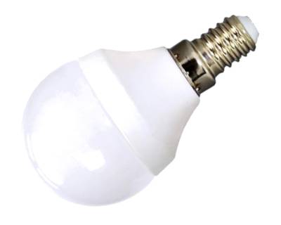 LED-lampa E14 MiniGlobe 230Vac 8W 720lm 4000K normalvit (dagsljus)
