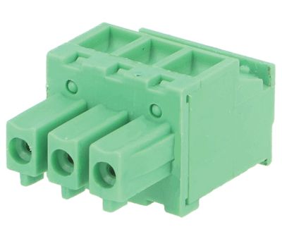 Vinkelkontakt 3-polig R-3,81