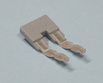 Kortslutningslist 6,2 mm för 2-poliga radplintar