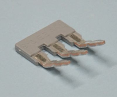 Kortslutningslist 6,2 mm för 3-poliga radplintar