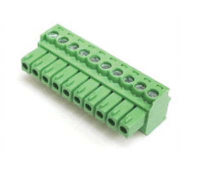 Rak kontakt rak 10-polig R-3,81