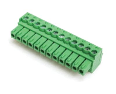 Rak kontakt rak 12-polig R-3,81