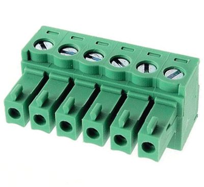 Rak kontakt rak 6-pol. R-3,81