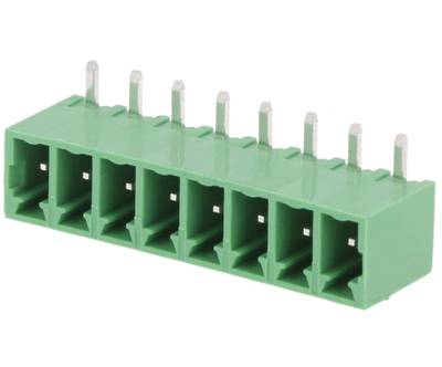 Kretskortskontakt vinkel 8-polig R-3,81