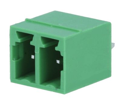 Kretskortskontakt rak 2-pol R-3,81