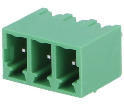 Kretskortskontakt rak 3-polig R-3,81