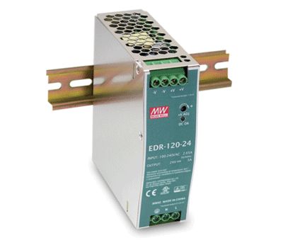 Kretskortsmatning för DIN-skena 12Vdc 10A 120W