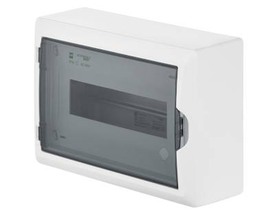 Modulär kapsling 1x12 platser 298x198x95mm vit