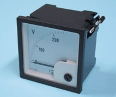 Panelmätare 72x72mm 250Vac