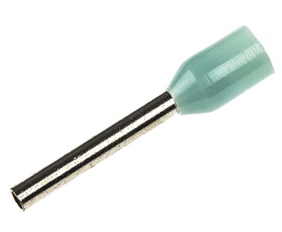 Isolerad ändhylsa 0,34mm²/8mm turkos 100 st/fp