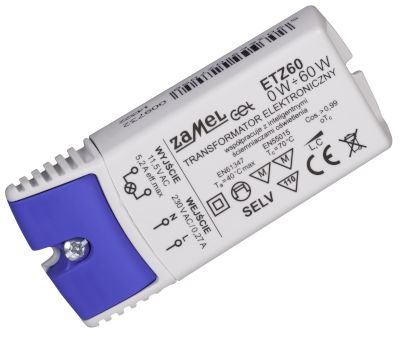 Elektronisk halogen-transformator 11,5Vac 60W