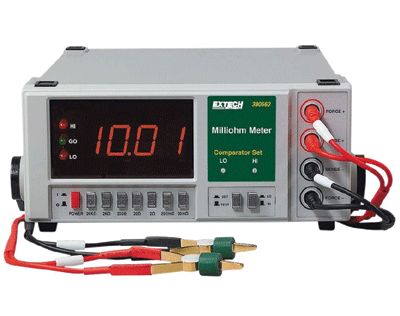 Digital milliohmmeter 0,01mohm-20kohm