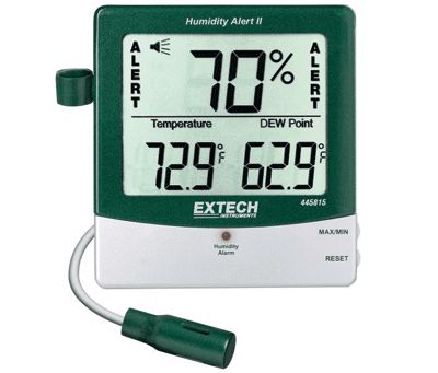 Digital termometer + fuktmätare med larm