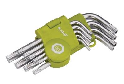 9-delars TORX-skruvmejselset T10-T50