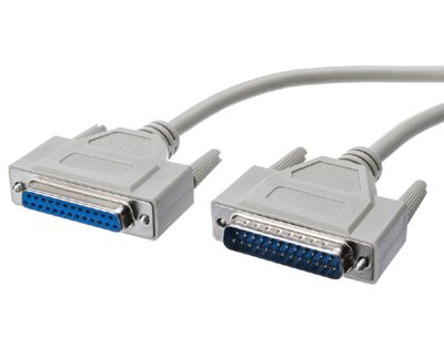 Tillbehörskabel D25P/D25S grå 5m