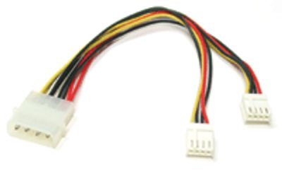 Strömdelningskabel för 3,5" diskettenheter 0,2m
