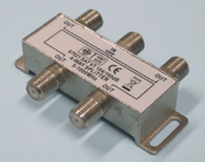 F-fördelare, 4-delad FM/TV