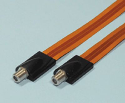 Fönstergenomföring med F-kontakter 0,5m