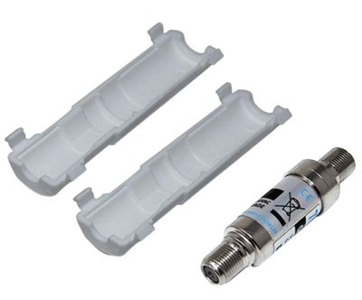 Galvanisk isolator med F-kontakter 5-1700MHz (GISX-100)