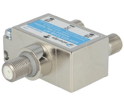 Galvanisk isolator/delare med F-kontakter 5-1000MHz (GIS-204B)