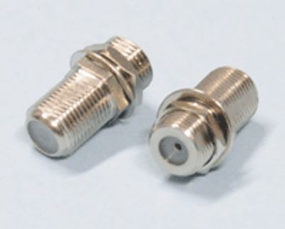 F-adapter med mutterfäste hona/hona