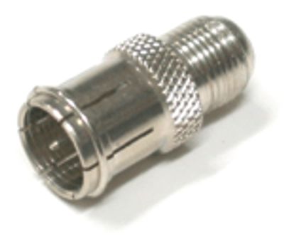 Adapter F-snabbkontakt hane/F-kontakt hona