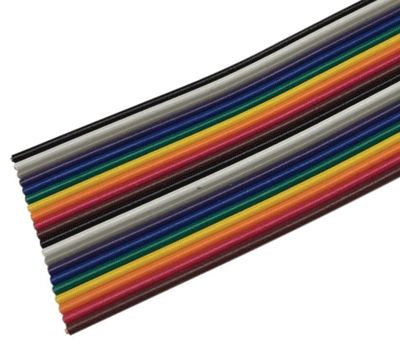 Golvkabel flerkolorerad 20-polig 20x0,5mm² *