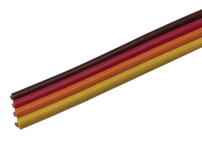 Golvkabel flerkabel 4-polig 4x0,14mm² *