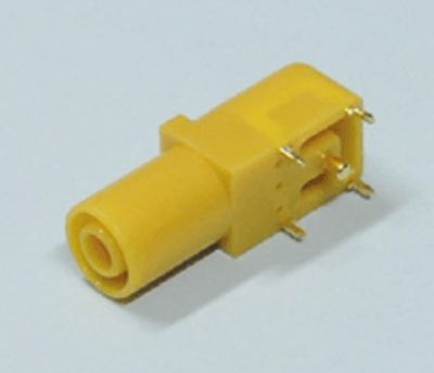 Säkerhetsbana för kretskort 4mm gul