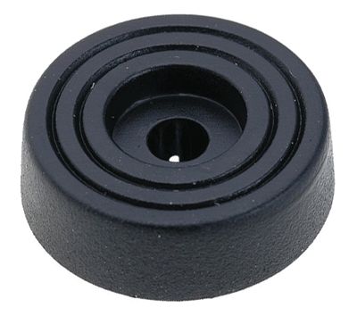 Enhetsfot 20,8x6,4mm svart 10 st/fp