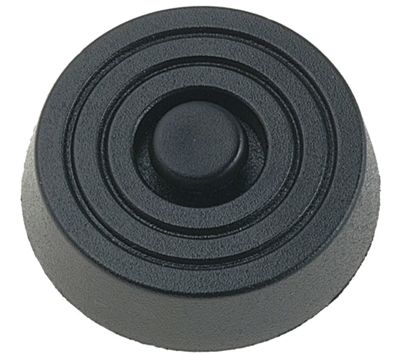 Enhetsfot 31,5x7,8 mm svart 10 st/förp