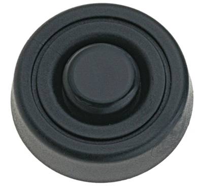 Enhetsfot 19,5x5mm svart 10 st/förp