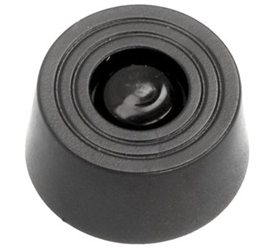 Enhetsfot 20x10mm svart 10 st/fp