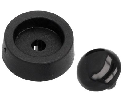 Enhetsfot 12,7x4,4mm svart 10 st/fp