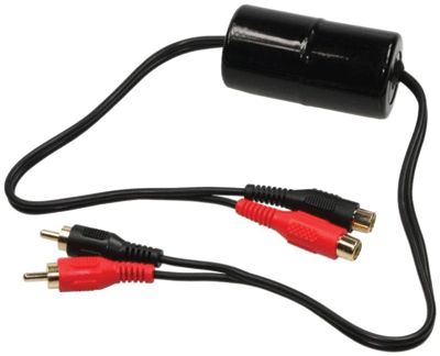 Galvanisk linjeisolator med RCA-kontakter