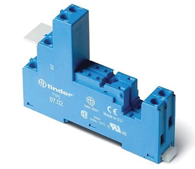 Reläfäste för DIN-skena 4652-/G2R-2SN-serien 8A (97.02)