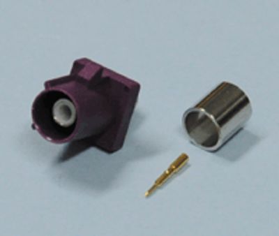 FAKRA-kontakt pressbar RG-174U (D lila)