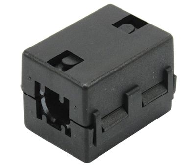 Öppningsbar kabelskydd 10mm svart (165-00009)