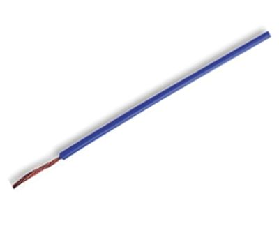 Anslutningskabel 60Vdc 0,35mm² blå 100m/rulle