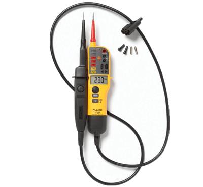 Spänningsprovare med LCD/LED-display och rotationsriktningindikator 6-690V