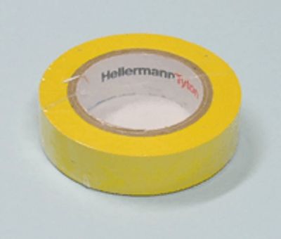 PVC-tejp 15mm gul 10m