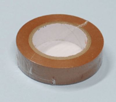 PVC-tejp 15mm brun 10m
